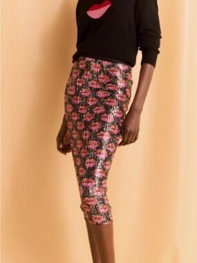 le superbe Liza Kiss Kiss Sequined Skirt